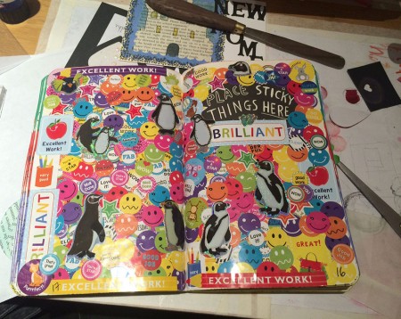 Hundreds of Stickers to make me feel good in my '"Wreck This Journal"